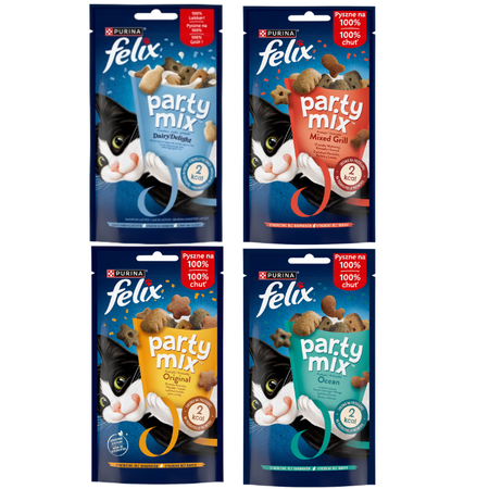 Felix Party Mix Flavours 4x60g