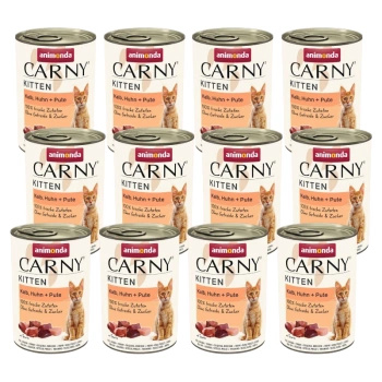 no pork Animonda Cat Carny Kitten Beef, Veal and Chicken 12x400g