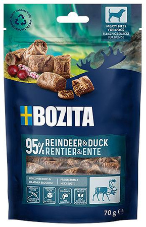 BOZITA Meaty Bites reindeer with duck dog treat 70g