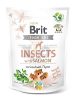 no pork Brit Care Dog Crunchy Cracker Insects Rich In Salmon 200g