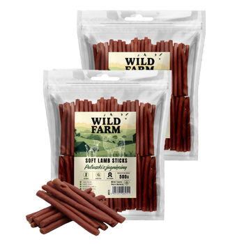 WILD FARM lamb sticks 2x500g dog treats