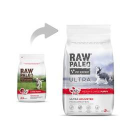 Vetexpert RAW PALEO ULTRA BEEF PUPPY MEDIUM/LARGE 2KG