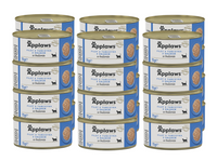 no pork APPLAWS Tuna Fillet With Crab In Broth Tin 24x70g