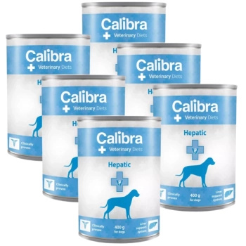 no pork Calibra Veterinary Diets Dog Hepatic 6x400g