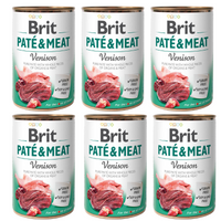 no pork Brit Pate & Meat Venison 6x400g