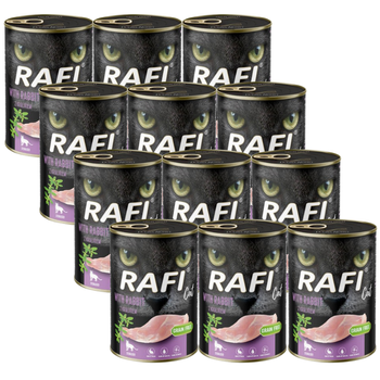 RAFI Cat Adult Sterilised with rabbit 12x400g