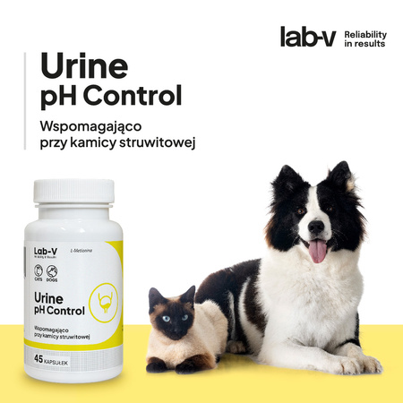 Lab-v Urine pH Control – Support for dogs and cats with struvite urolithiasis 2x45 capsules