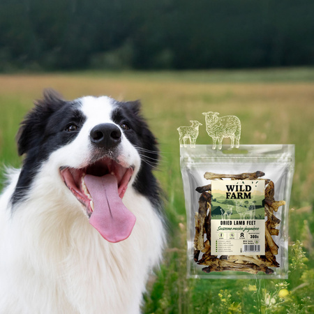 WILD FARM Dried lamb hooves 2x300g dog treat