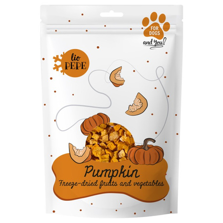 PAKA ZWIERZAKA - Lio PEPE Pumpkin freeze-dried treat (pumpkin) 20g