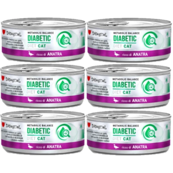 Disugual Wet cat food Veterinary DIABETIC Duck (adult) 6x85g