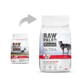 Vetexpert RAW PALEO ULTRA BEEF ADULT MEDIUM/LARGE 2KG
