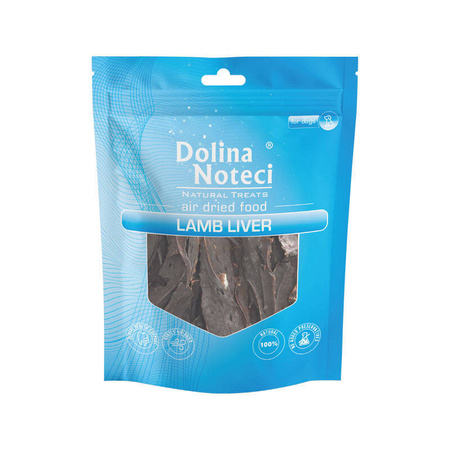 DOLINA NOTECI Natural Treats Lamb Liver lamb liver dog treat 150g