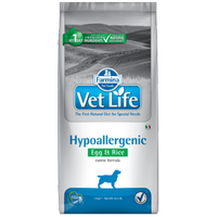 NO PORK Farmina Vet Life Canine Hypoallergenic Egg&Rice 12kg