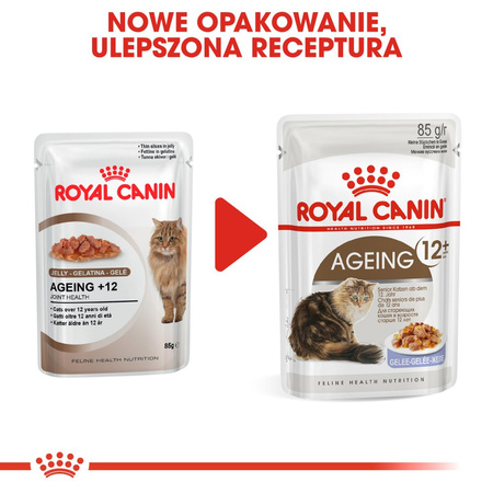 ROYAL CANIN Ageing +12 12x85g wet jelly food for mature cats