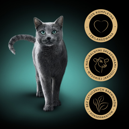 SHEBA Sauce Collection tray 85g – complete wet food for adult cats, chunks with veal, in sauce