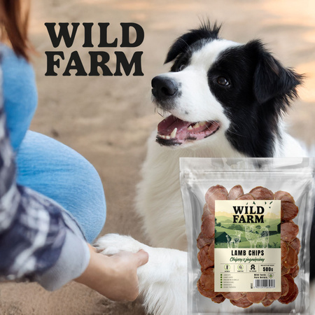 WILD FARM Lamb Chips 500g dog treats