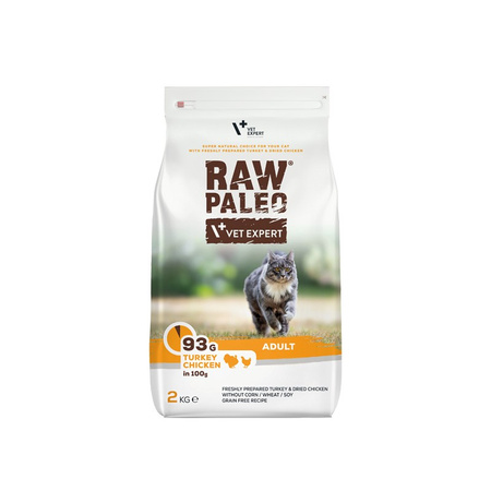 Vetexpert Raw Paleo Adult Cat 2x2kg