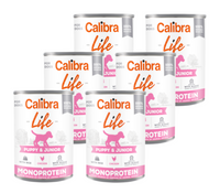 CALIBRA Dog Life Puppy &amp; Junior Chicken 6x400g