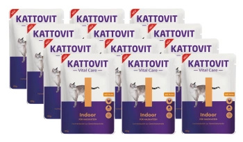 no pork Kattovit Vital Care Indoor 12x85g