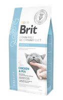Brit Grain Free Veterinary Diet Cat Obesity Chicken with Peas 5kg