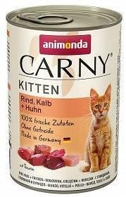 no pork Animonda Cat Carny Kitten Beef, Veal and Chicken 6x400g