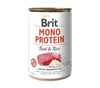 no pork Brit Mono Protein Beef & Brown Rice 6x400g