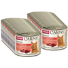 NO PORK Animonda Cat Carny Senior Beef and Turkey Hearts 24x200g
