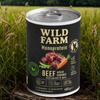 WILD FARM Monoprotein Beef 6x400g hypoallergenic dog food
