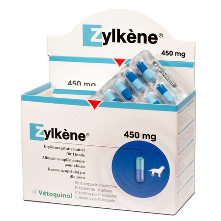 Vetoquinol Zylkene 450 mg 10 tablets