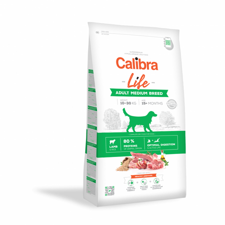 no pork Calibra Dog Life Adult Medium Lamb 12kg