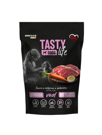 Tasty Dogs Life Junior Dish Mix of Flavors in Jelly 10x150g
