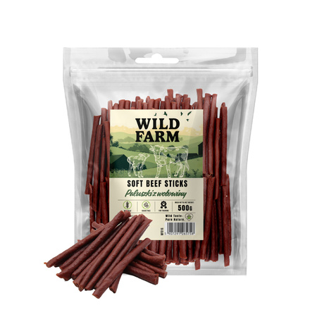 WILD FARM beef sticks 2x500g dog treats