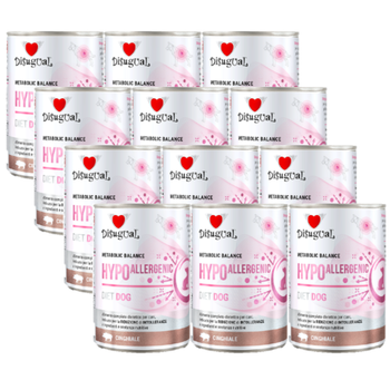 Disugual Wet dog food Veterinary HYPOALLERGENIC Wild boar (adult) 12x400g