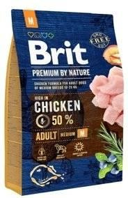 no pork Brit Premium By Nature Adult M with Chicken 3kg