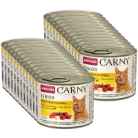 no pork Animonda Cat Carny Senior Beef + Chicken With Cheese 24x200g