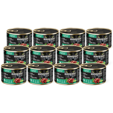 DOLINA NOTECI Super Rafi Cat P&F with goose and turkey liver for sterilized cats 12x185g