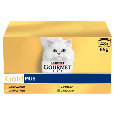 Purina Gourmet Gold Cat Food 48 x 85 g