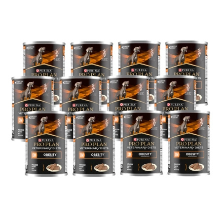 no pork PURINA Pro Plan Veterinary Diets OM Obesity Management 12x400g