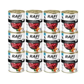 DOLINA NOTECI Rafi Classic wet dog food with lamb 12x800 g