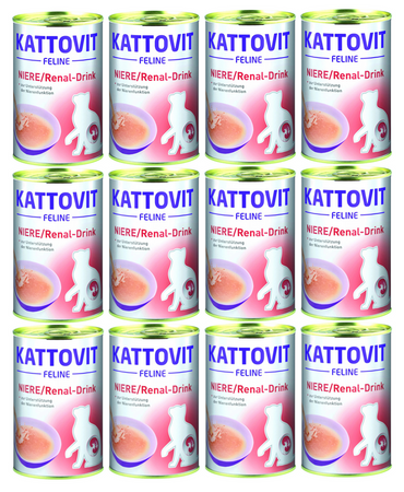 NO PORK Kattovit Drink Niere/Renal Chicken 12x135ml