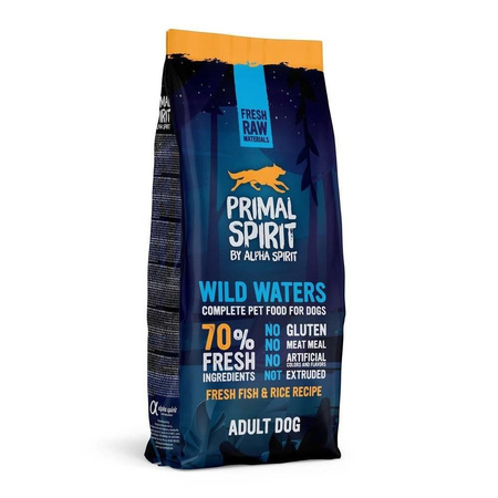 no pork PRIMAL SPIRIT 70% Wild Waters 12kg