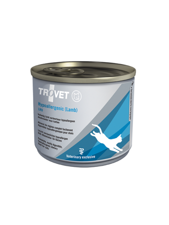no pork TROVET LRD Hypoallergenic Lamb for Cats 12x200g