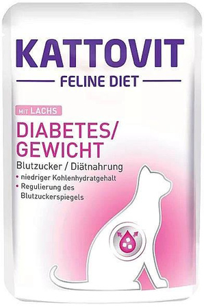 no pork Kattovit Diabetes/Geating salmon 85g