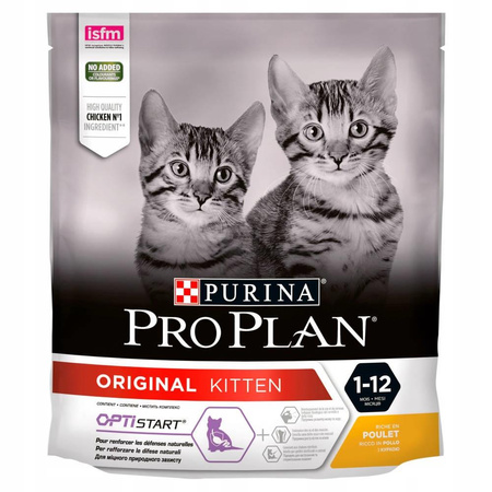 no pork Purina Pro Plan Original Kitten Chicken With Rice 400g