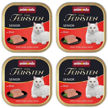 Animonda Vom Feinsten Senior Cat Beef 32x100g