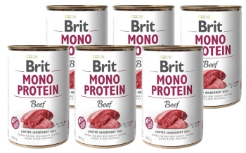 no pork Brit Mono Protein Beef 6x400g