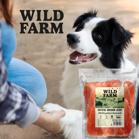 WILD FARM Soft chicken breast 500g dog treats