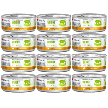 Disugual Wet cat food Veterinary WEIGHT Turkey (adult) 12x85g
