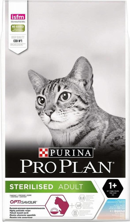 no pork Purina Pro Plan Cat Sterilised Cod and Trout 10kg