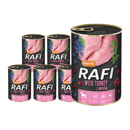 No pork Dolina Noteci Rafi with turkey 6x400g